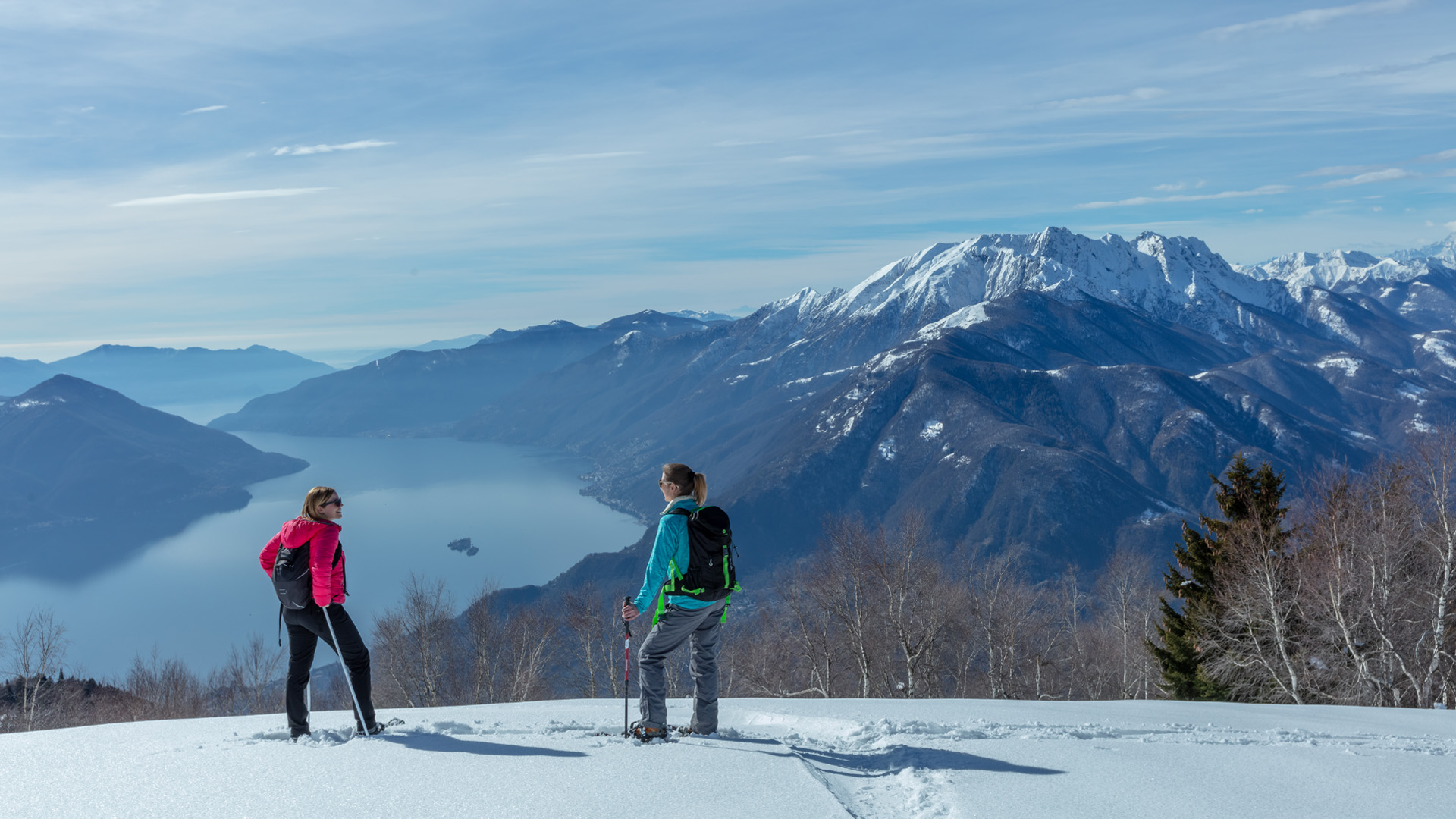 Experience Ascona-Locarno on snowshoes